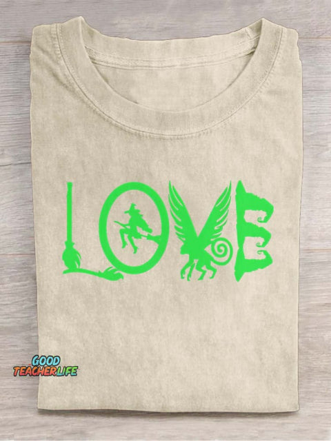 Wizard Love Decorative Pattern T-shirt