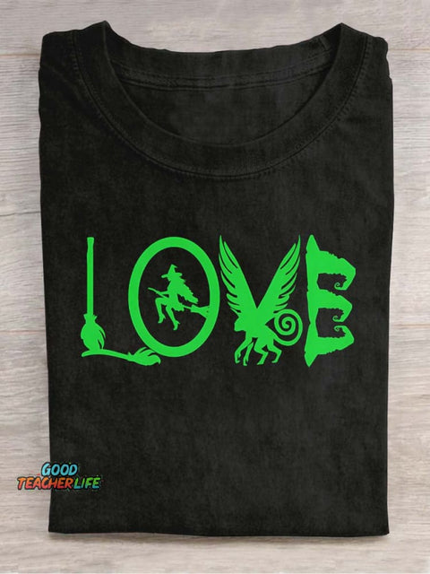 Wizard Love Decorative Pattern T-shirt