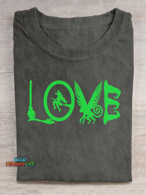 Wizard Love Decorative Pattern T-shirt
