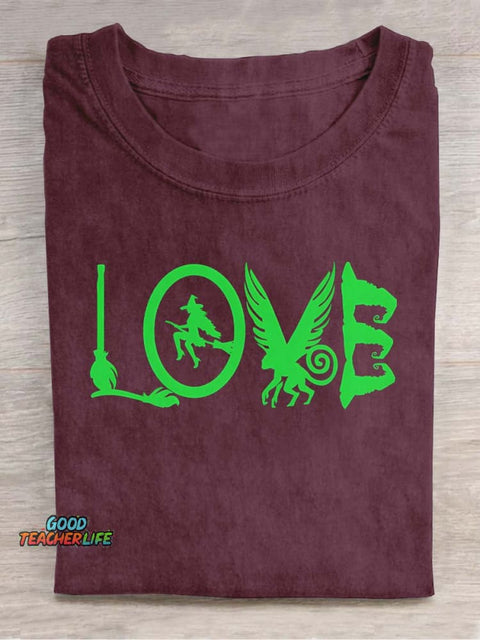 Wizard Love Decorative Pattern T-shirt