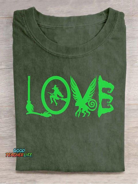Wizard Love Decorative Pattern T-shirt