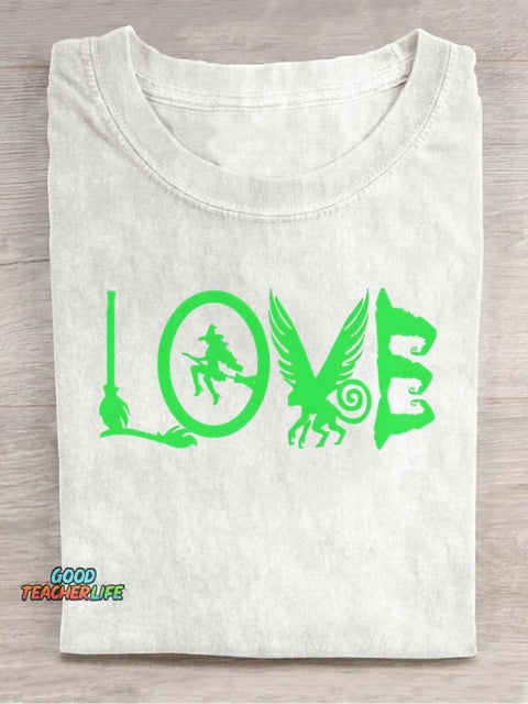 Wizard Love Decorative Pattern T-shirt