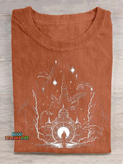 Mysterious Magic World Decorative Pattern T-shirt