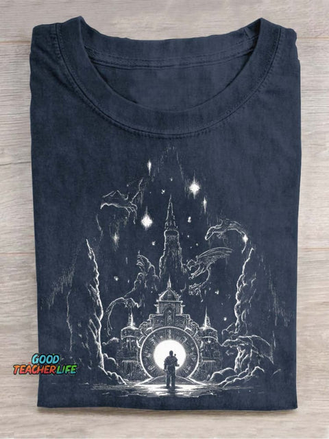 Mysterious Magic World Decorative Pattern T-shirt