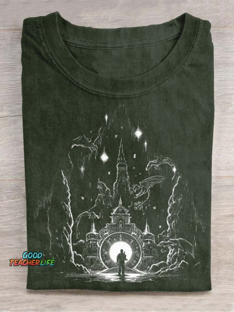 Mysterious Magic World Decorative Pattern T-shirt