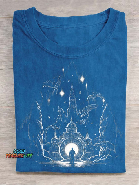 Mysterious Magic World Decorative Pattern T-shirt