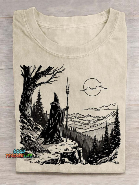 Wizard's Journey Decorative Pattern T-shirt