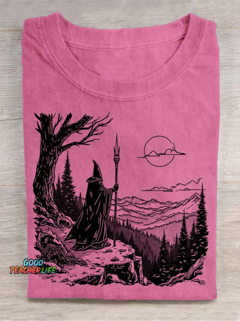 Wizard's Journey Decorative Pattern T-shirt