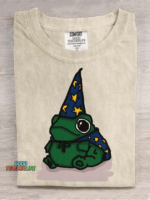 Frog Magician Decorative Pattern T-shirt