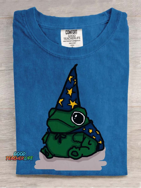 Frog Magician Decorative Pattern T-shirt