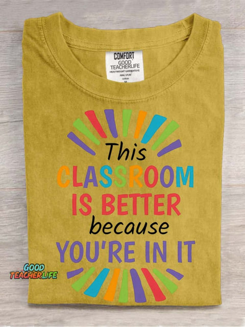 Classroom Decorative Pattern T-shirt