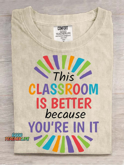 Classroom Decorative Pattern T-shirt