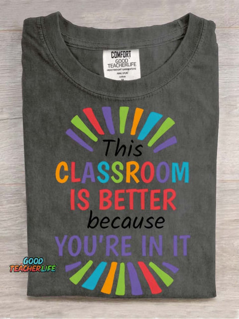 Classroom Decorative Pattern T-shirt