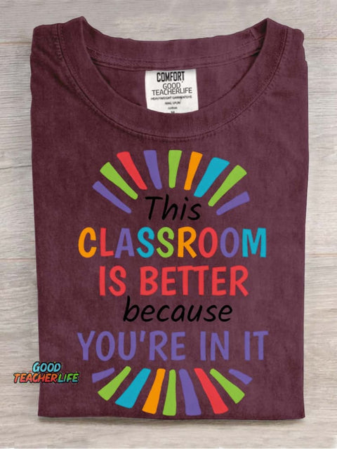 Classroom Decorative Pattern T-shirt