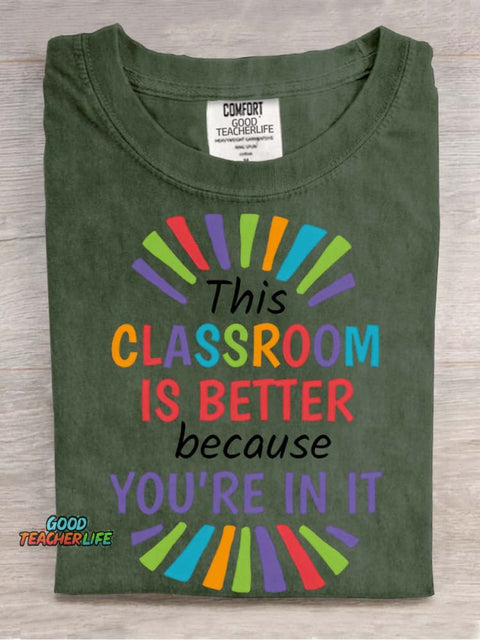 Classroom Decorative Pattern T-shirt