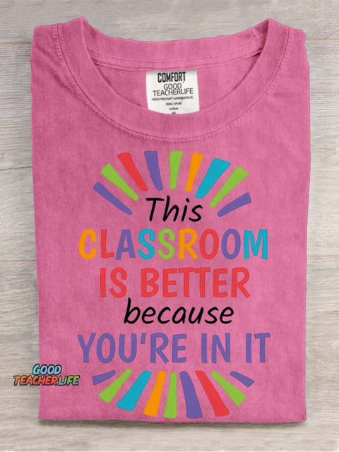 Classroom Decorative Pattern T-shirt