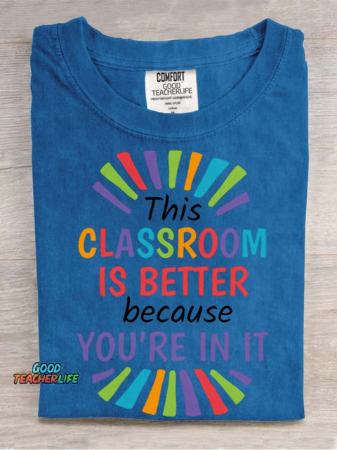 Classroom Decorative Pattern T-shirt