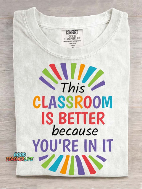 Classroom Decorative Pattern T-shirt