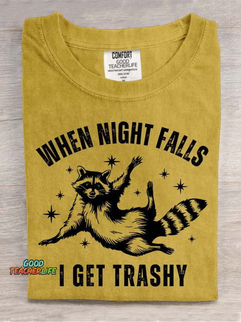 I Get Trashy Decorative Pattern T-shirt