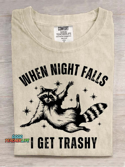 I Get Trashy Decorative Pattern T-shirt