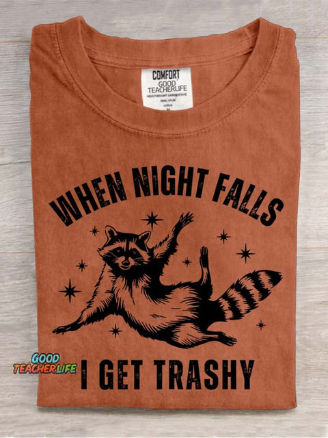 I Get Trashy Decorative Pattern T-shirt