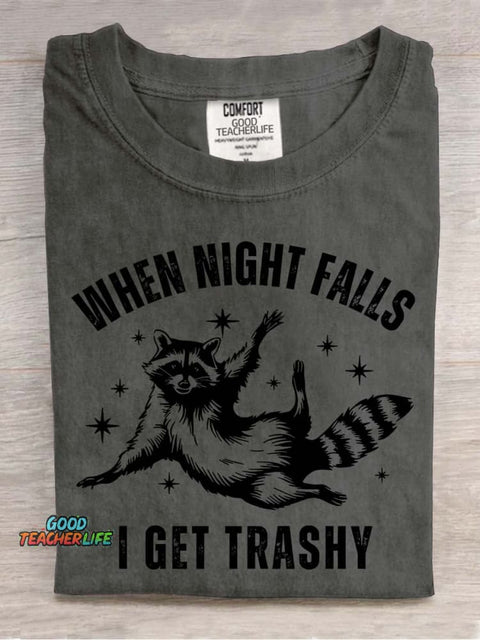 I Get Trashy Decorative Pattern T-shirt