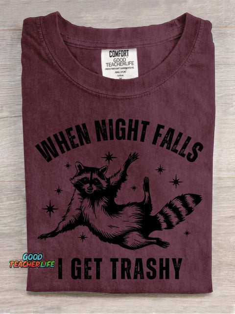 I Get Trashy Decorative Pattern T-shirt