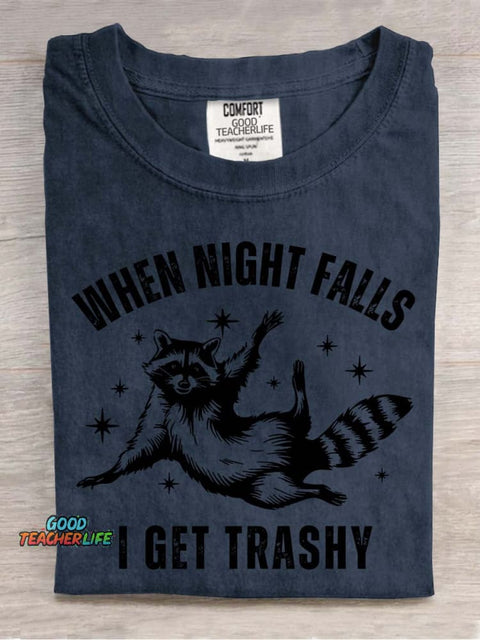 I Get Trashy Decorative Pattern T-shirt