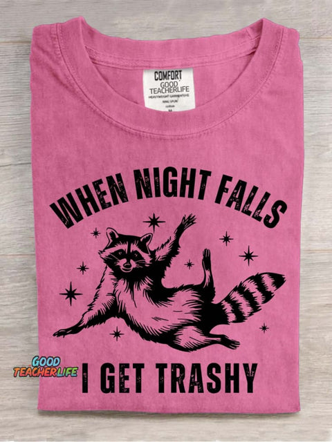 I Get Trashy Decorative Pattern T-shirt