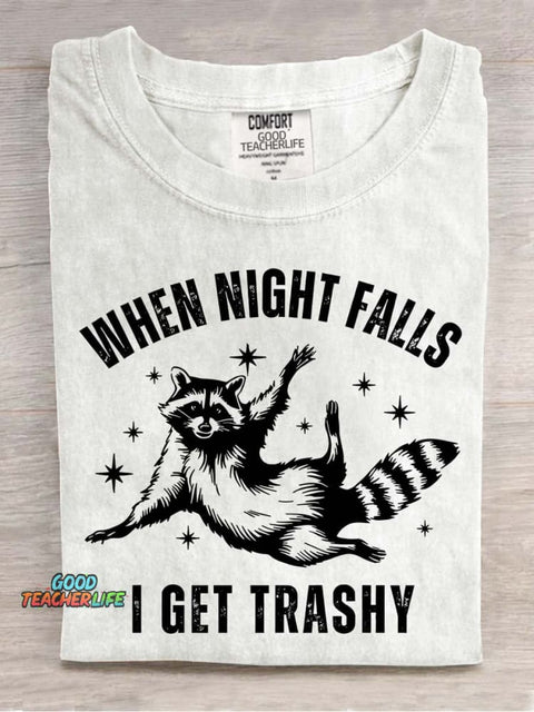 I Get Trashy Decorative Pattern T-shirt