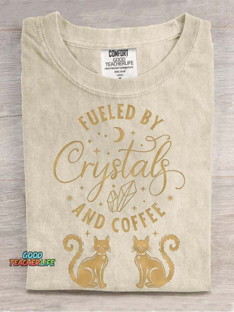 Crystalg Decorative Pattern T-shirt
