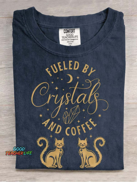 Crystalg Decorative Pattern T-shirt