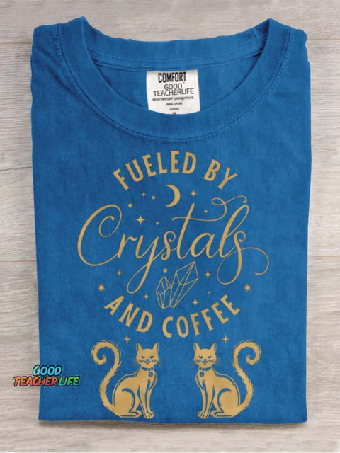 Crystalg Decorative Pattern T-shirt