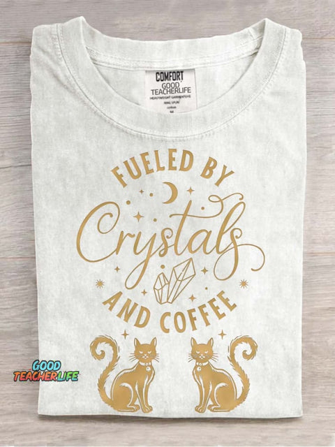 Crystalg Decorative Pattern T-shirt