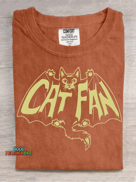 Catfan Decorative Pattern T-shirt