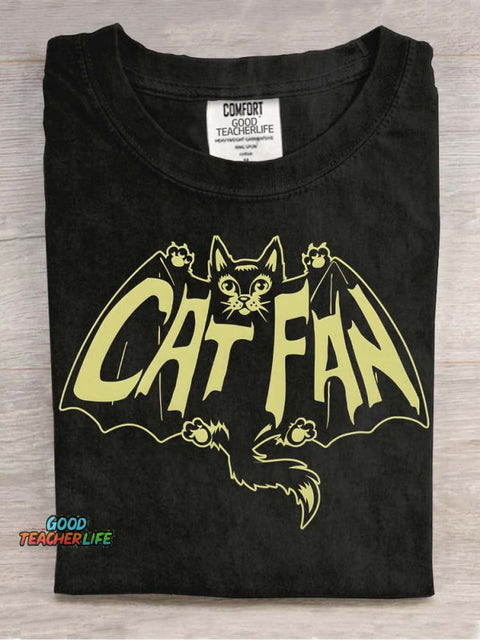 Catfan Decorative Pattern T-shirt