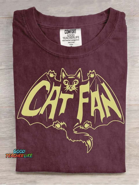 Catfan Decorative Pattern T-shirt