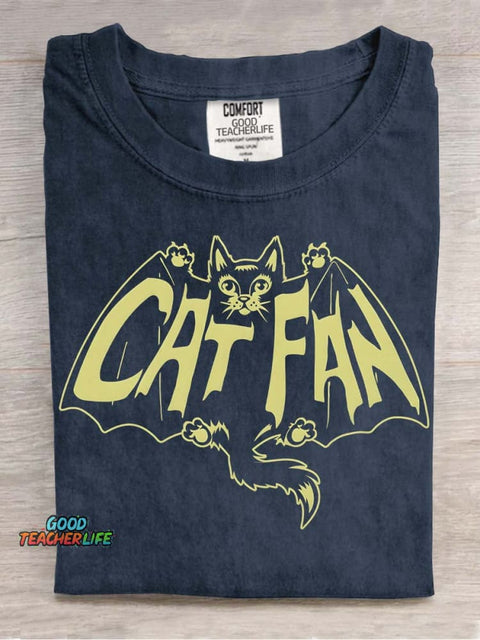 Catfan Decorative Pattern T-shirt