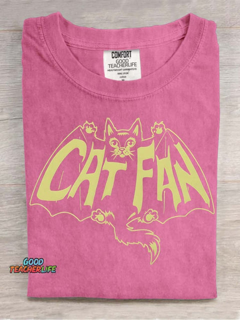 Catfan Decorative Pattern T-shirt