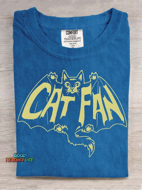 Catfan Decorative Pattern T-shirt
