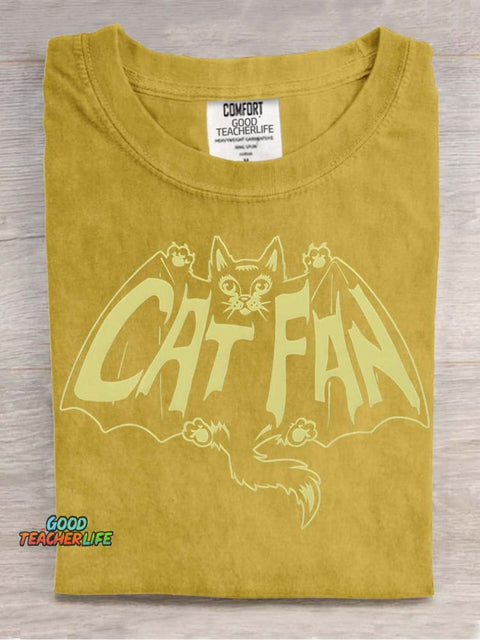 Catfan Decorative Pattern T-shirt
