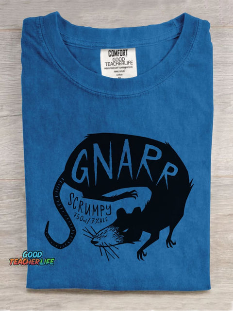 Mysterious Mouse Decorative Pattern T-shirt