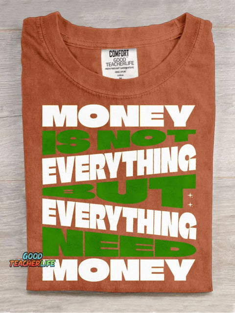 Money Money Money Decorative Pattern T-shirt