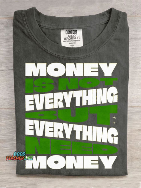 Money Money Money Decorative Pattern T-shirt
