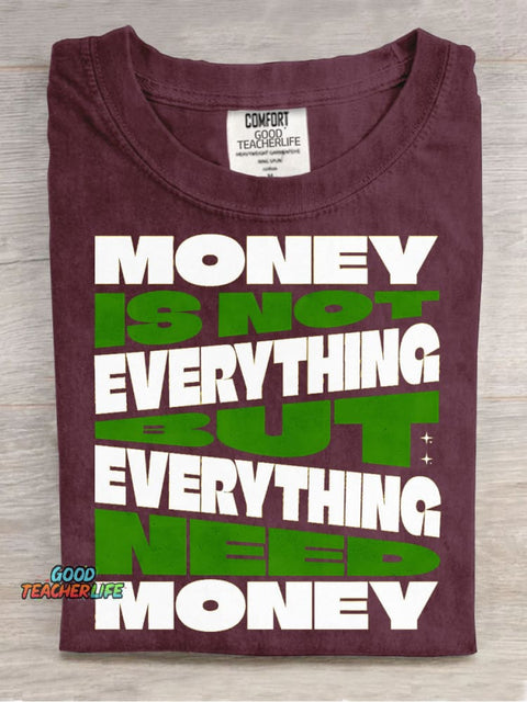 Money Money Money Decorative Pattern T-shirt