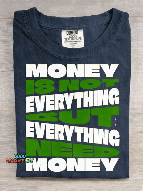 Money Money Money Decorative Pattern T-shirt