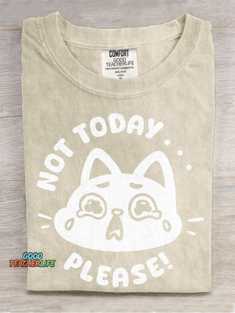 Kitten Begging Decorative Pattern T-shirt