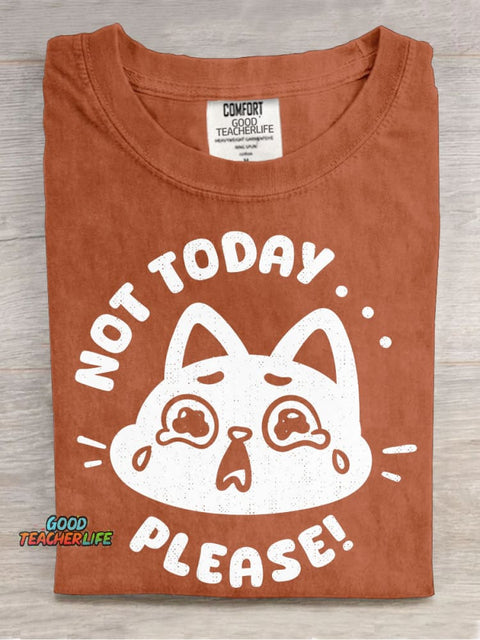 Kitten Begging Decorative Pattern T-shirt