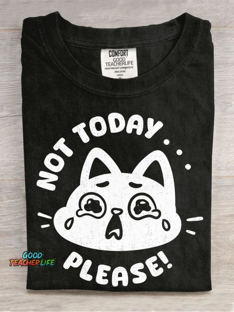 Kitten Begging Decorative Pattern T-shirt
