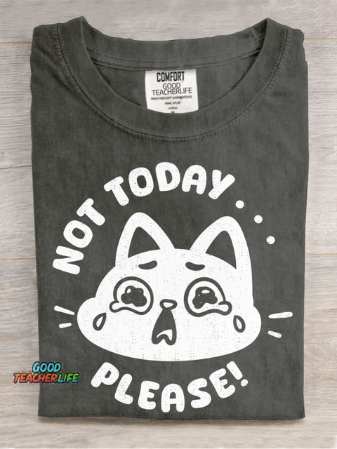 Kitten Begging Decorative Pattern T-shirt